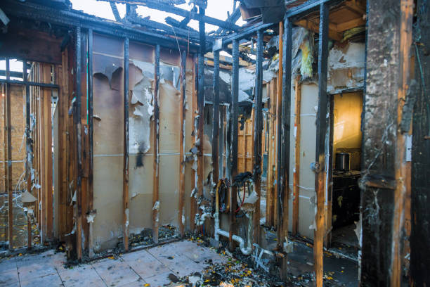 Professional Fire Damage Repair technician working in Brillion, WI
